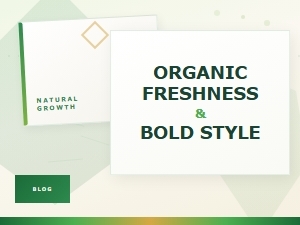 Bold Modern Fonts for Organic Freshness